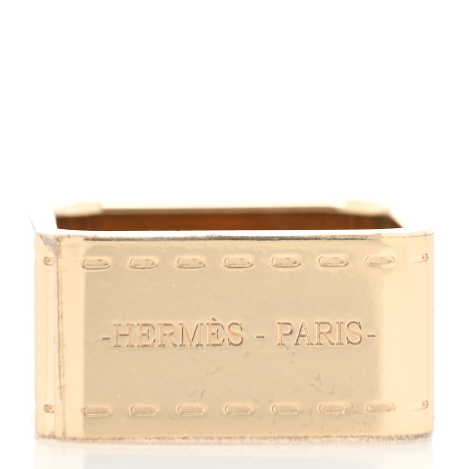 Hermes Permabrass Bolduc Scarf Ring 2 of 3
