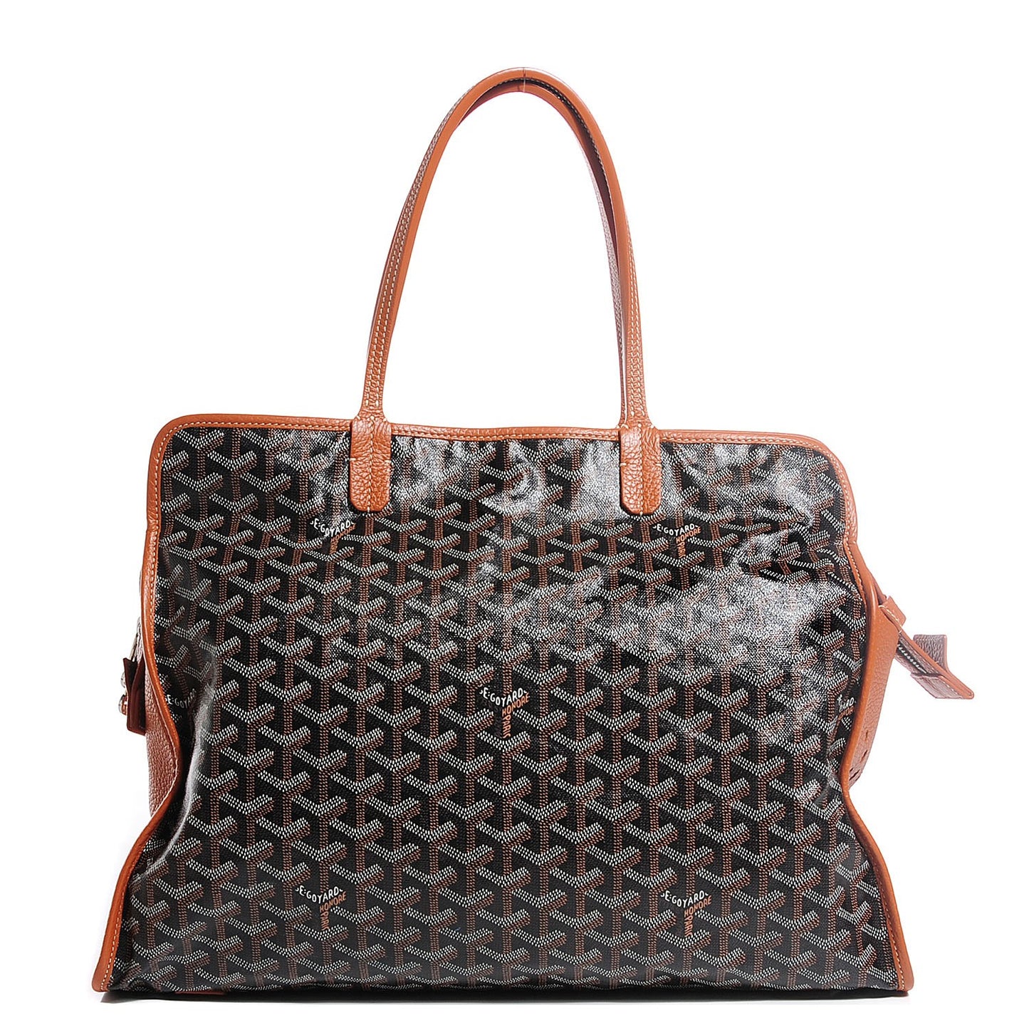 Goyardine Sac Hardy Pet Carrier PM Black Gold
