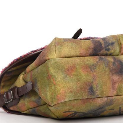 Chanel Washed Toile Large Graffiti On The Pavements Messenger Khaki Multicolor 6 of 10