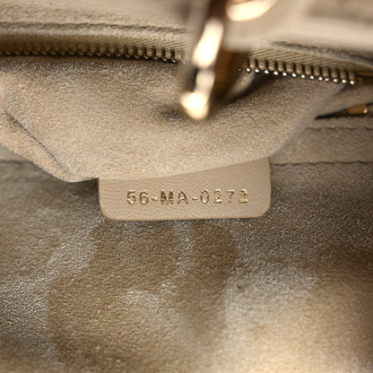 Christian Dior Lambskin Cannage Medium Lady Dior Beige 7 of 10