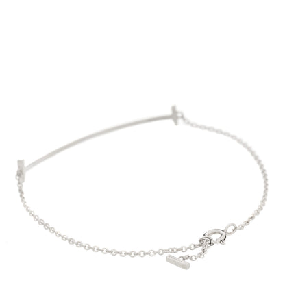Tiffany Sterling Silver T Smile Bracelet 2 of 4