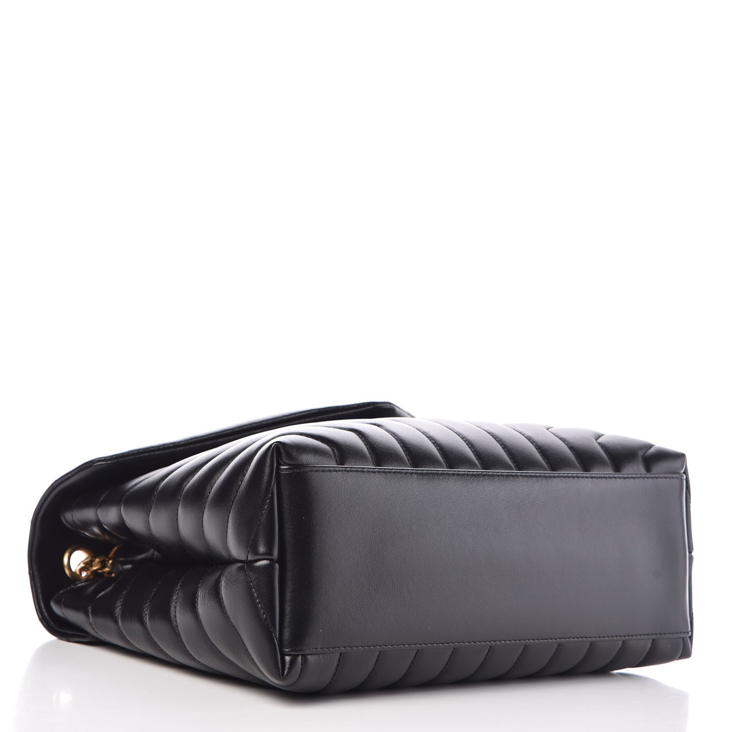 Saint Laurent Calfskin Y Quilted Monogram Medium Loulou Chain Satchel Black 4 of 10