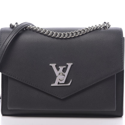 Louis Vuitton Soft Calfskin My Lockme Chain Bag BB Black 9 of 9