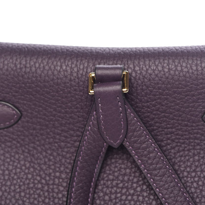 Hermes Togo Kelly Ado Backpack Raisin 26 of 34