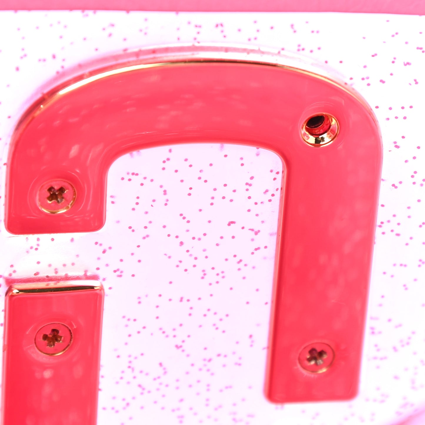 Jelly Glitter Small Snapshot Camera Bag Pink