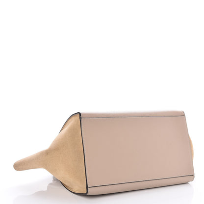 Celine Drummed Calfskin Suede Medium Trapeze Dune 5 of 8