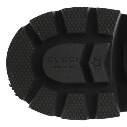 Gucci Calfskin Crystal GG Trip Chelsea Ankle Boots 36.5 Black 6 of 14