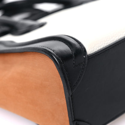 Celine Smooth Drummed Calfskin Nano Tri-Color Luggage White 9 of 18