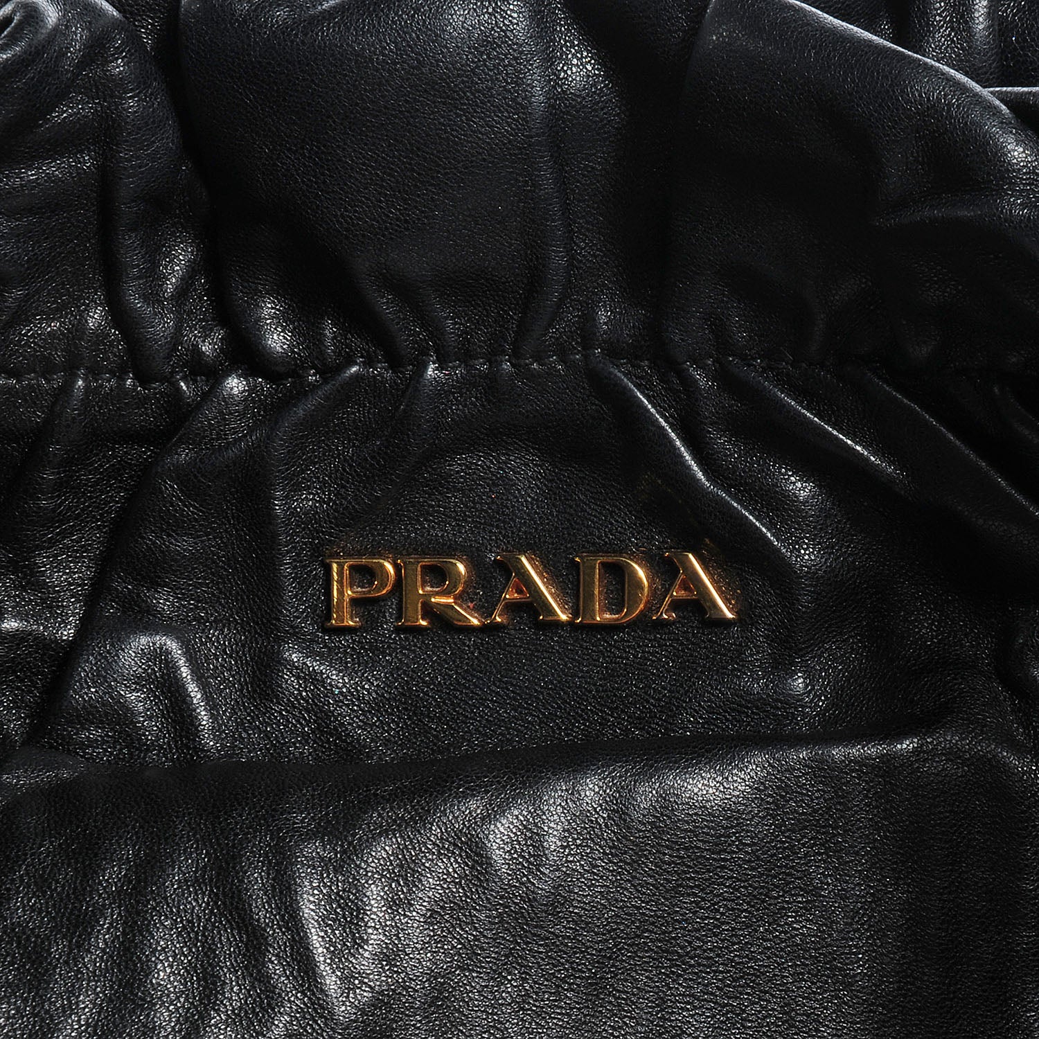 Prada Nappa Antique Bow Tote Black 8 of 8