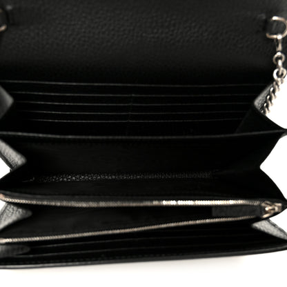 Gucci Calfskin Mini Dionysus Chain Wallet Black 5 of 10