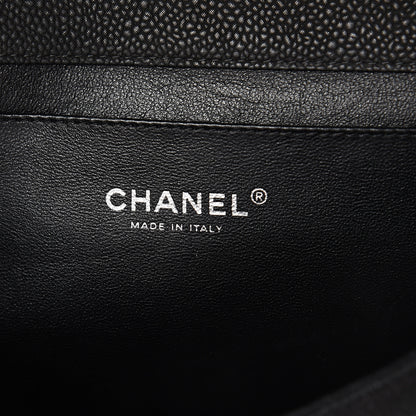 Chanel Caviar Quilted Clutch With Chain Flap Black 5 of 9