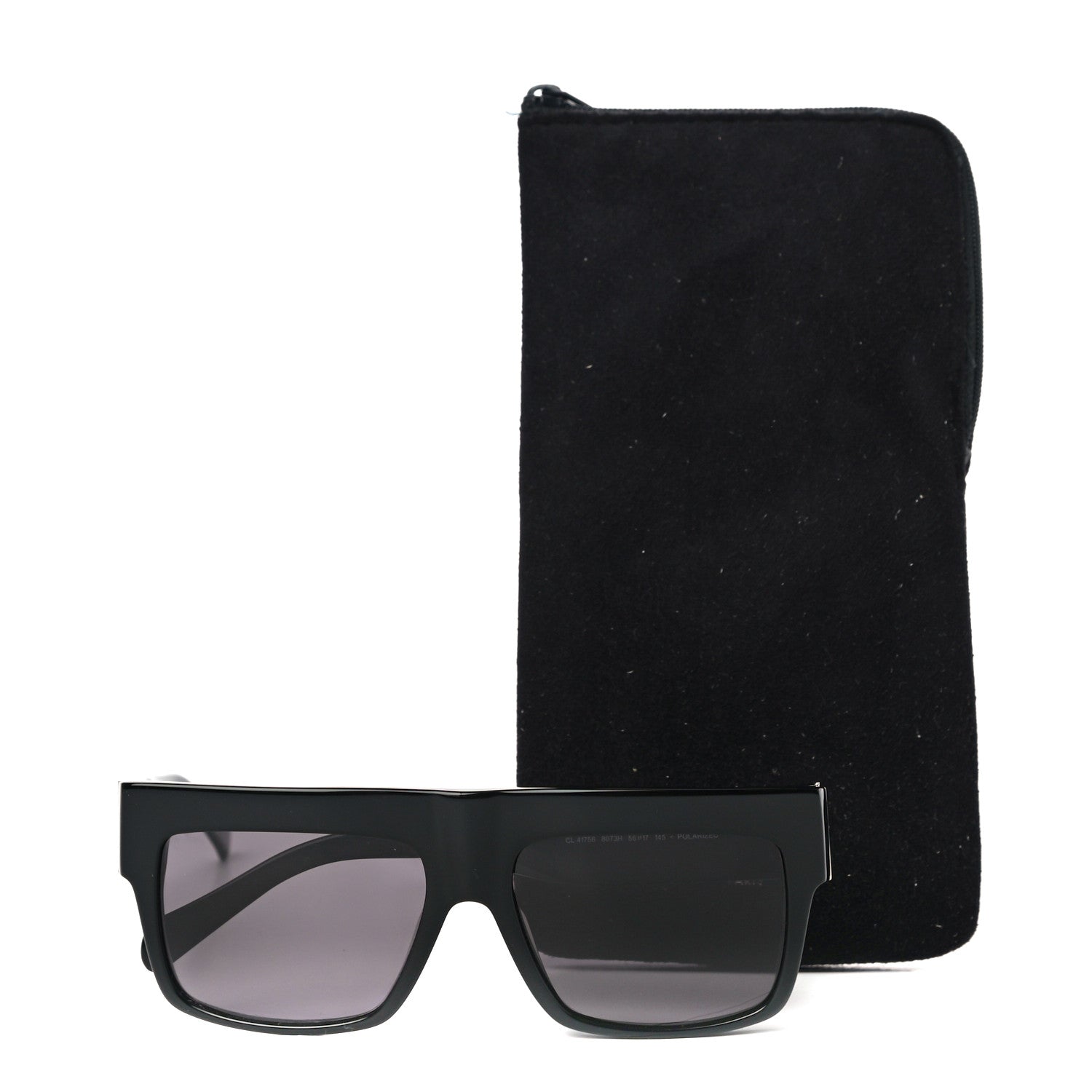 Celine Polarized ZZ Top Sunglasses CL 41756 Black 7 of 7