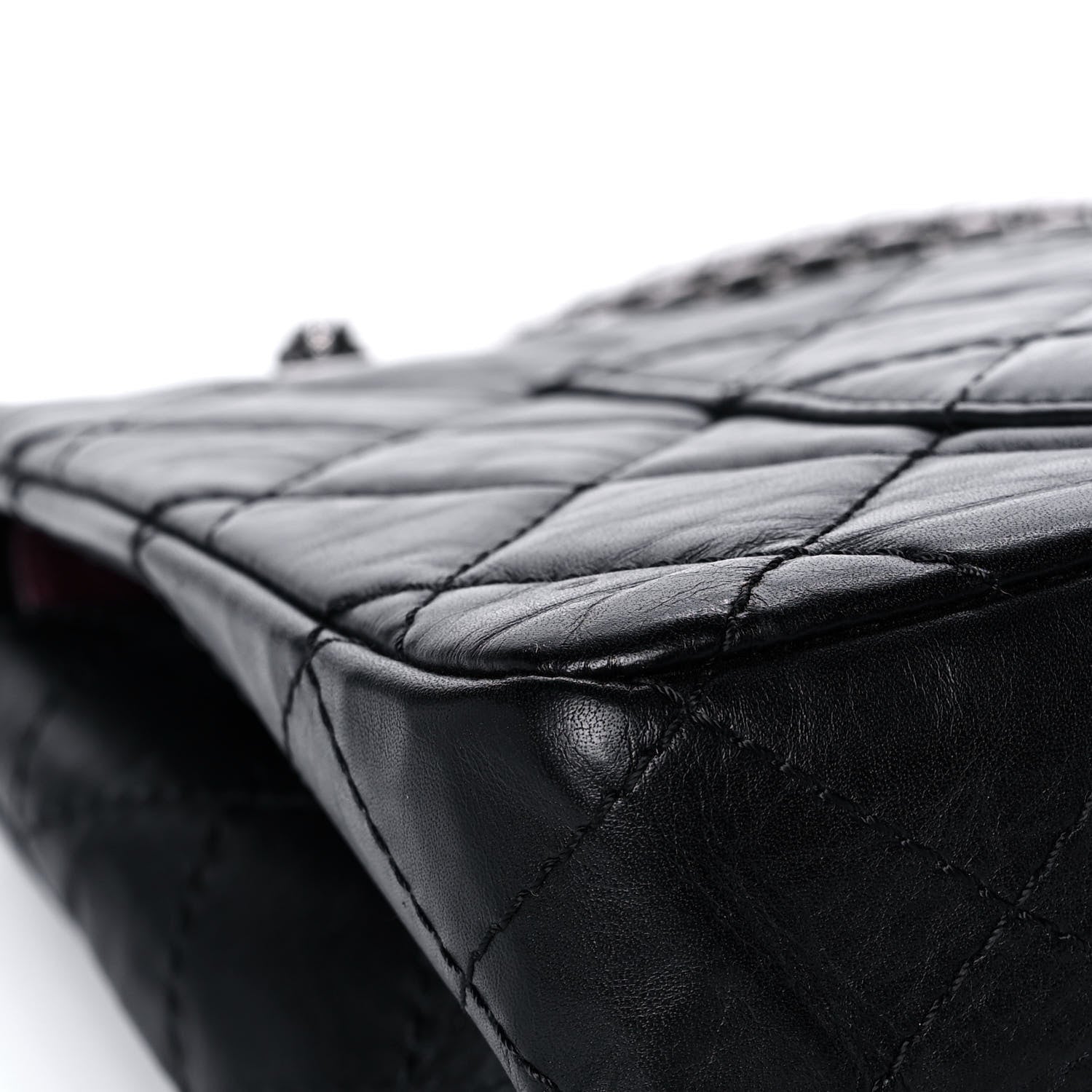 Chanel Aged Calfskin Quilted 2.55 Reissue 227 Flap Black 12 of 17