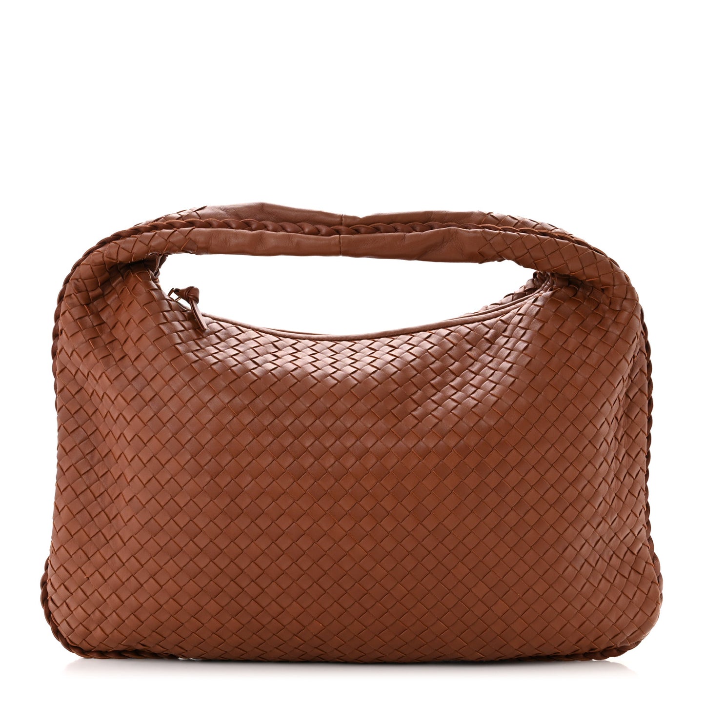 Nappa Intrecciato Medium Veneta Hobo Tea