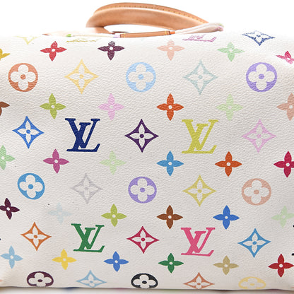 Louis Vuitton Monogram Multicolor Speedy 30 White 18 of 18