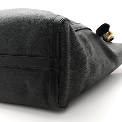 Prada Vitello Daino Shopping Tote Black 11 of 11