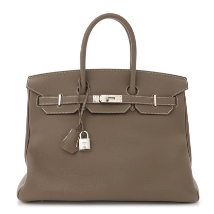 Hermes Togo Birkin 35 Etoupe 1 of 12