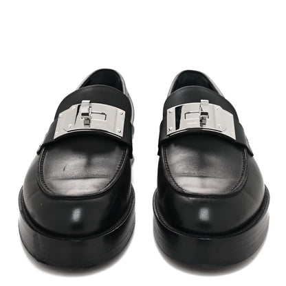 Hermes Calfskin Womens Hot Loafer 40 Black 2 of 8