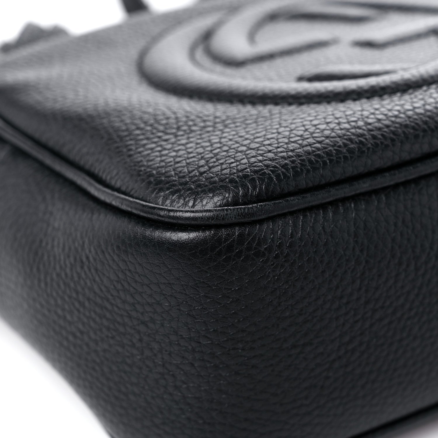 Gucci Pebbled Calfskin Small Soho Disco Bag Black 8 of 13