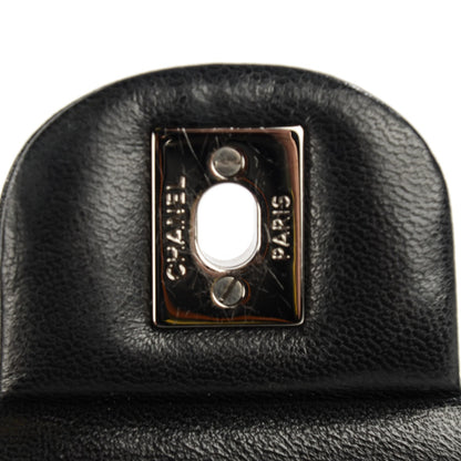 Chanel Lambskin Patent Quilted CC Twist Flap Black 6 of 8