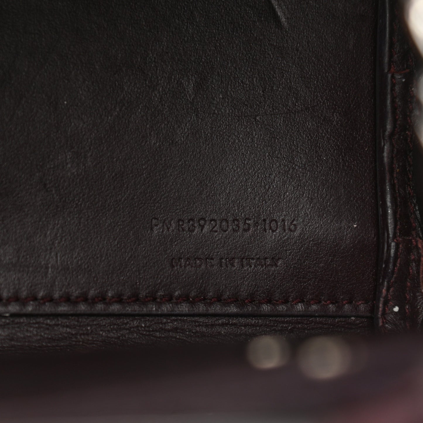 Calfskin Crocodile Embossed Nano Sac De Jour Bordeaux