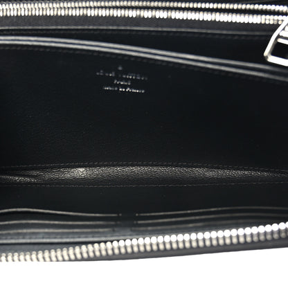 Louis Vuitton Snakeskin Monogram Zippy Padlock Wallet Black 6 of 8