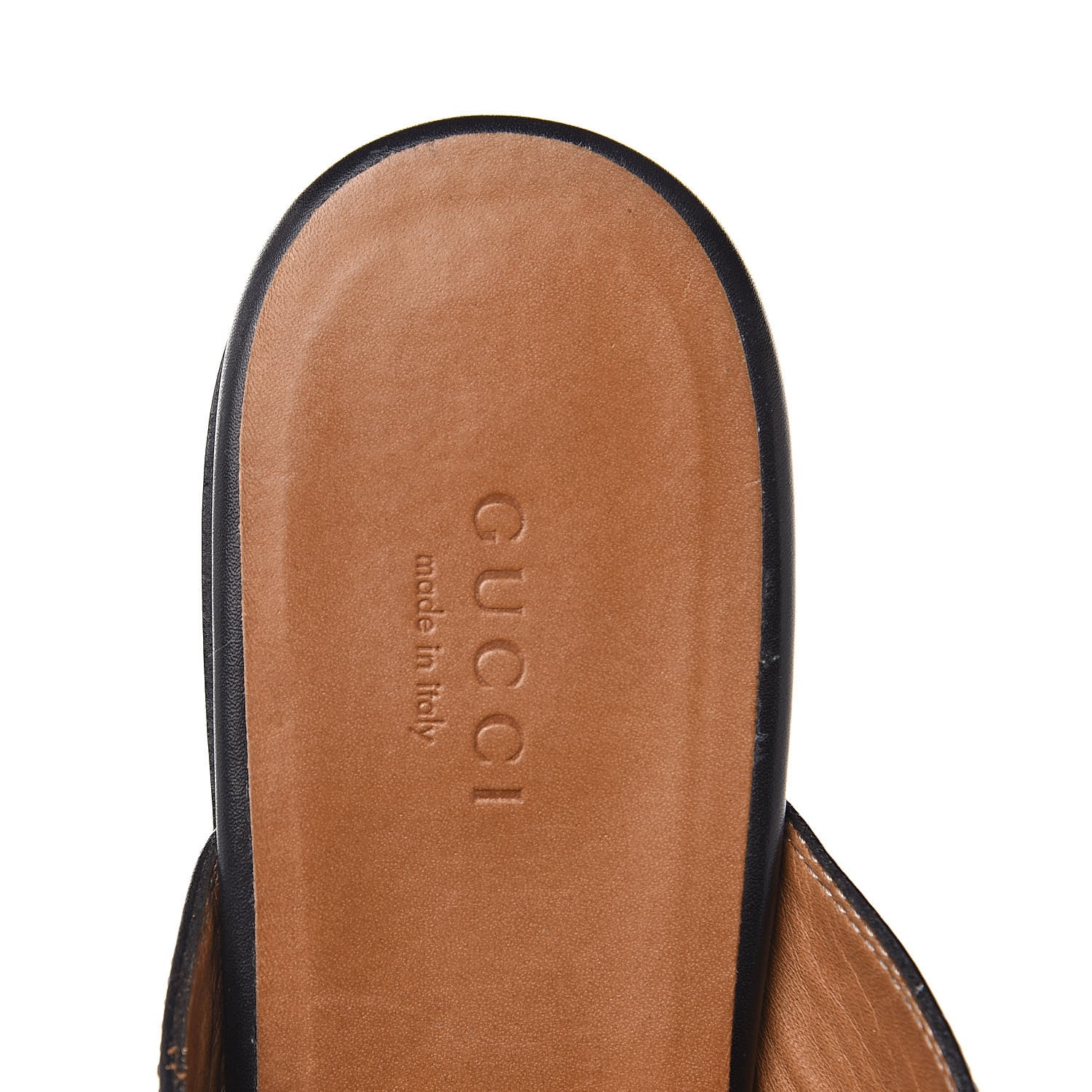 Gucci Calfskin Womens Princetown Slippers 38 Black 7 of 14
