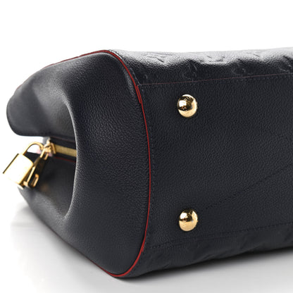 Louis Vuitton Empreinte Montaigne MM Marine Rouge 7 of 8