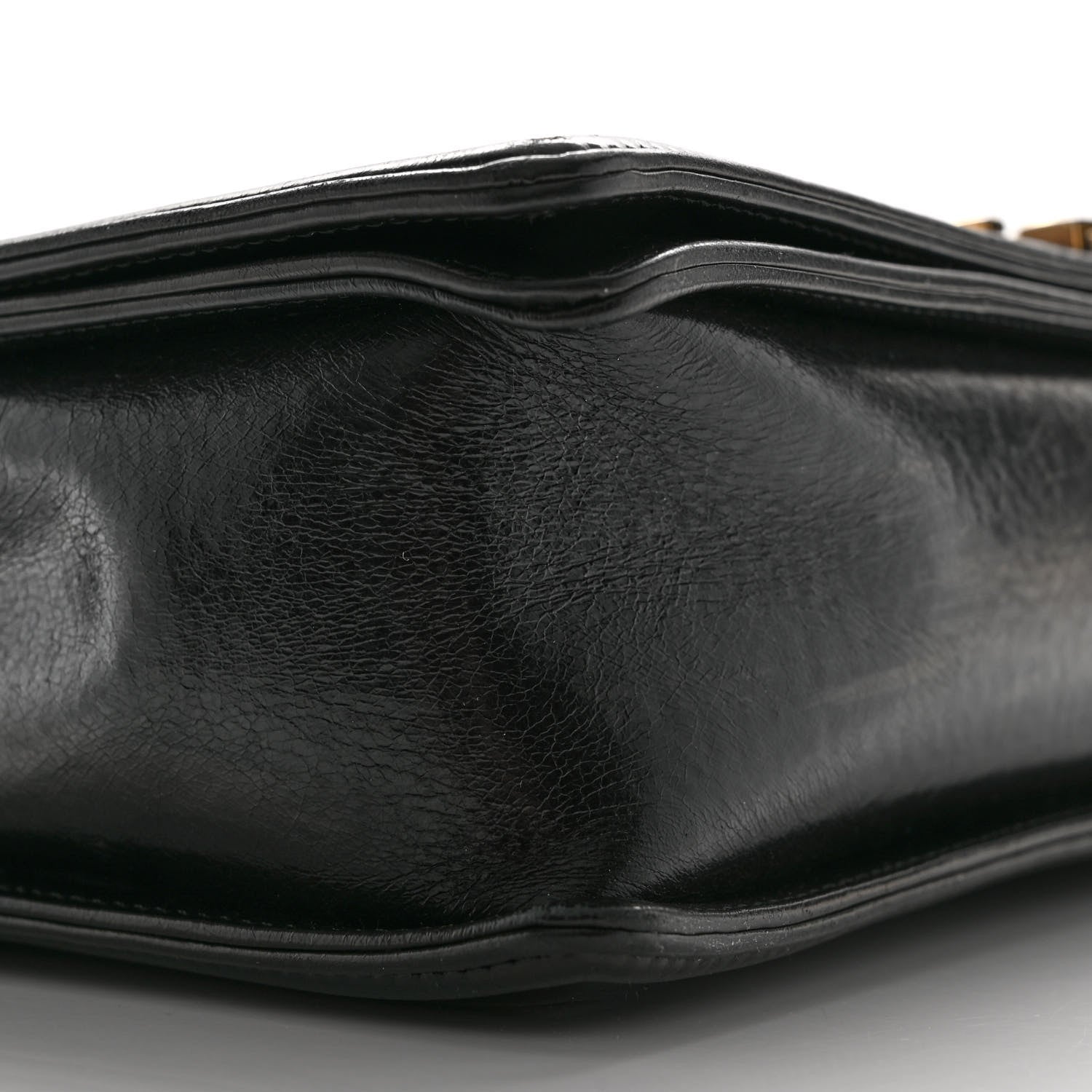 Chanel Glazed Calfskin Quilted Large Boy Flap Black 9 of 13