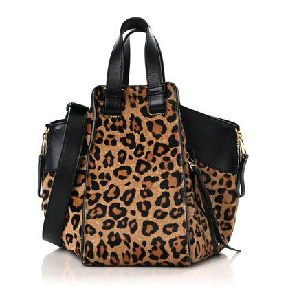 Loewe Calfskin Pony Hair Small Hammock Shoulder Bag Black 1 of 12