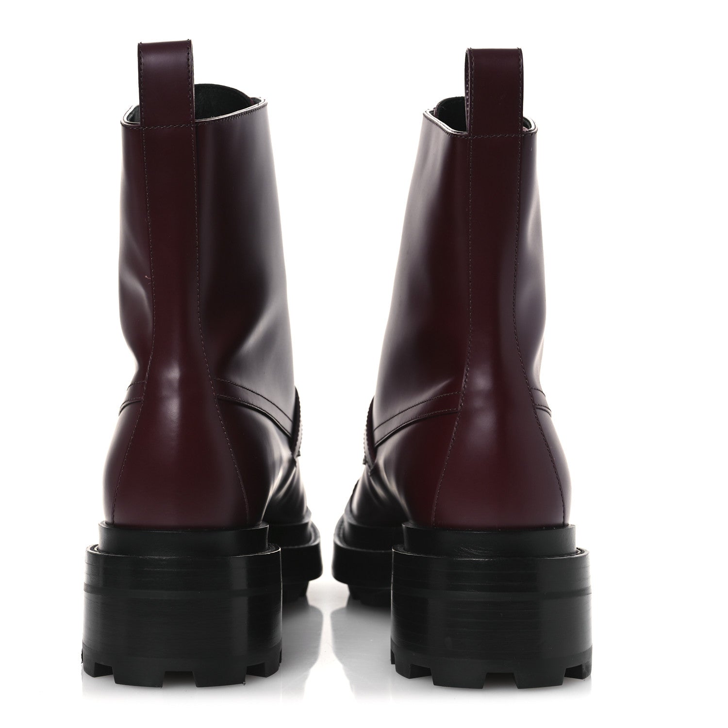 Hermes Glossed Calfskin Funk Ankle Boots 38 Rouge H 6 of 12