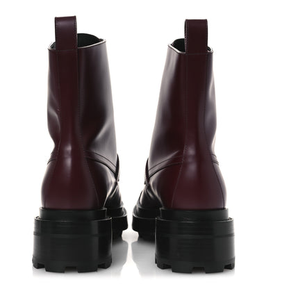 Hermes Glossed Calfskin Funk Ankle Boots 38 Rouge H 6 of 12