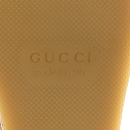Gucci Nappa Matelasse GG Marmont Slingback Platform 45/130mm Espadrille Wedges 40 Black 8 of 12