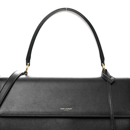 Saint Laurent Calfskin Medium Moujik Top Handle Bag Black 5 of 12