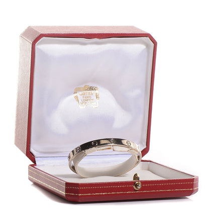 Cartier 18K White Gold LOVE Bracelet 17 4 of 6