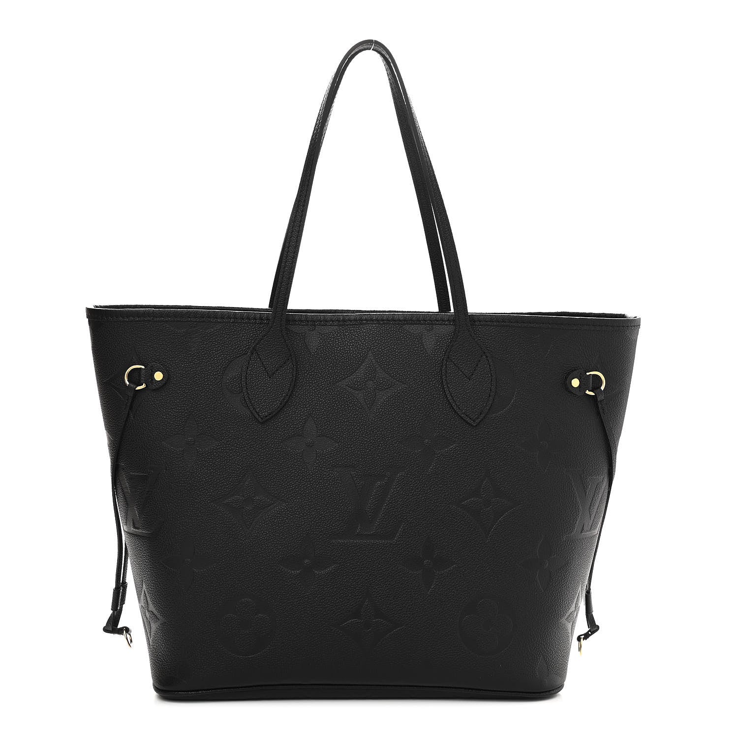 Louis Vuitton Empreinte Monogram Giant Neverfull MM Black 3 of 10