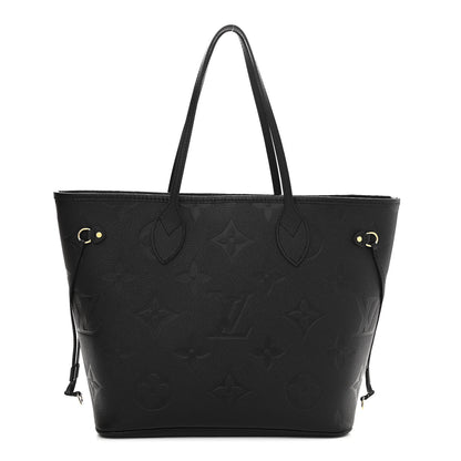 Louis Vuitton Empreinte Monogram Giant Neverfull MM Black 3 of 10