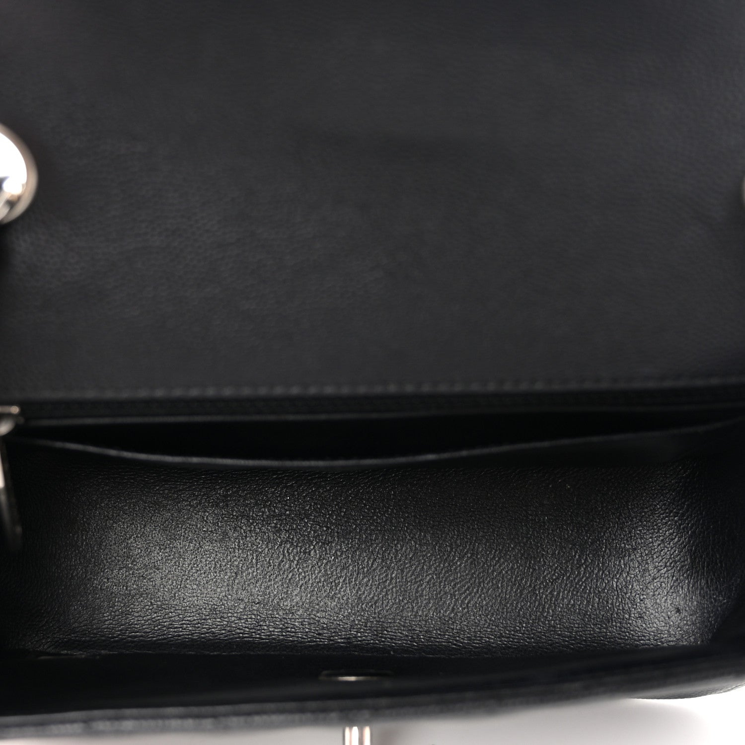 Chanel Caviar Chevron Quilted Mini Rectangular Flap Black 5 of 10