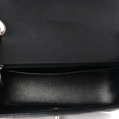 Chanel Caviar Chevron Quilted Mini Rectangular Flap Black 5 of 10
