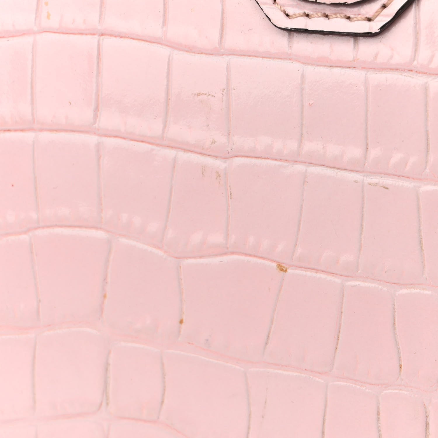 Givenchy Calfskin Crocodile Embossed Mini Antigona Pink 11 of 13