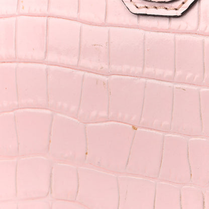 Givenchy Calfskin Crocodile Embossed Mini Antigona Pink 11 of 13