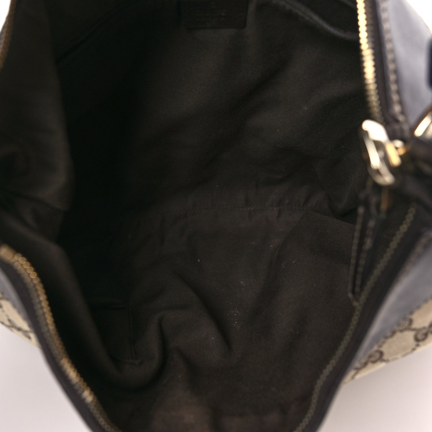 Monogram Large D Gold Hobo Dark Brown