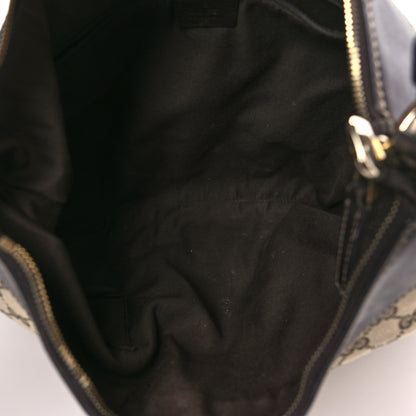 Gucci Monogram Large D Gold Hobo Dark Brown 5 of 10