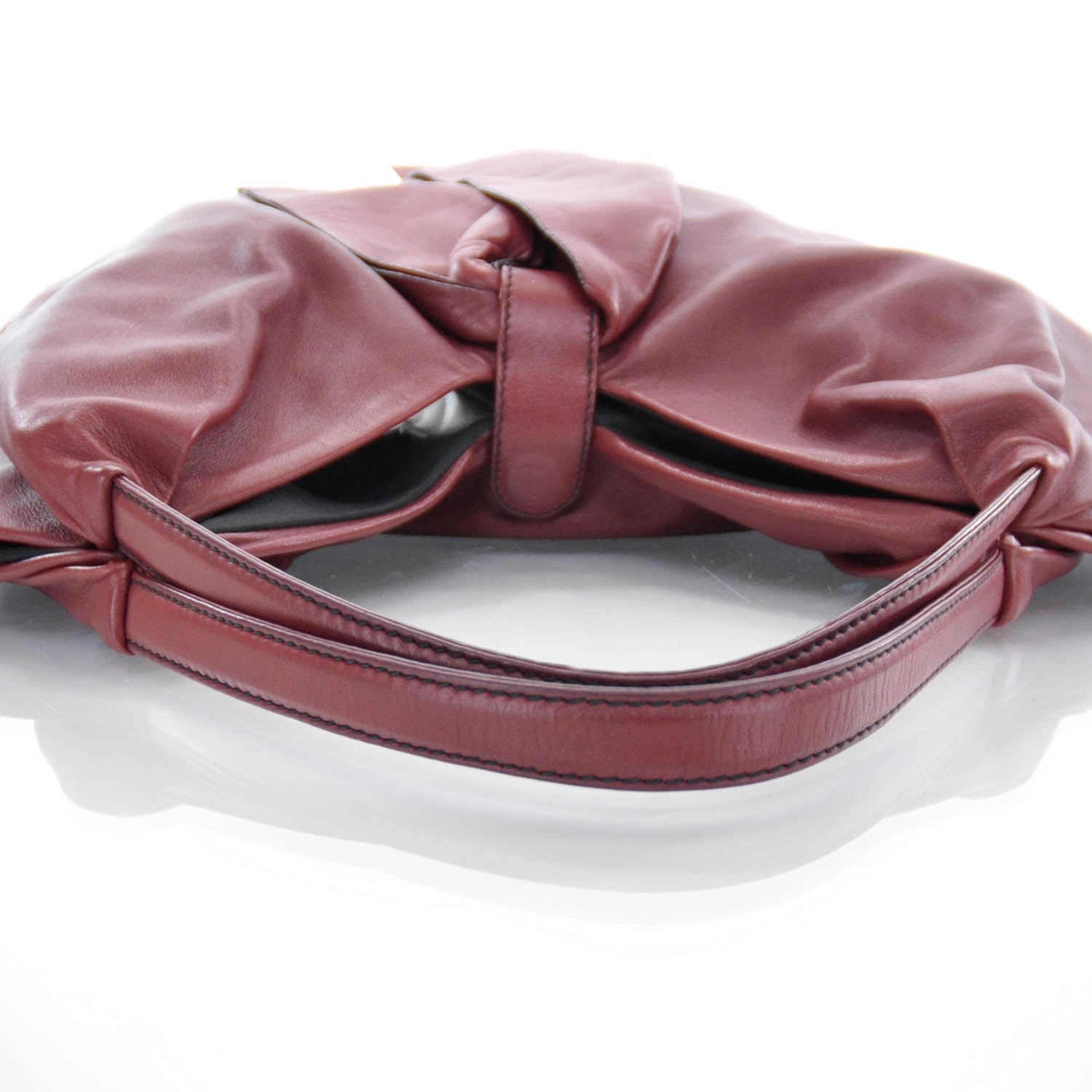 Valentino Garavani Nappa 360 Bow Hobo Red 6 of 8