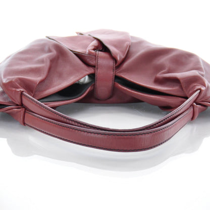 Valentino Garavani Nappa 360 Bow Hobo Red 6 of 8