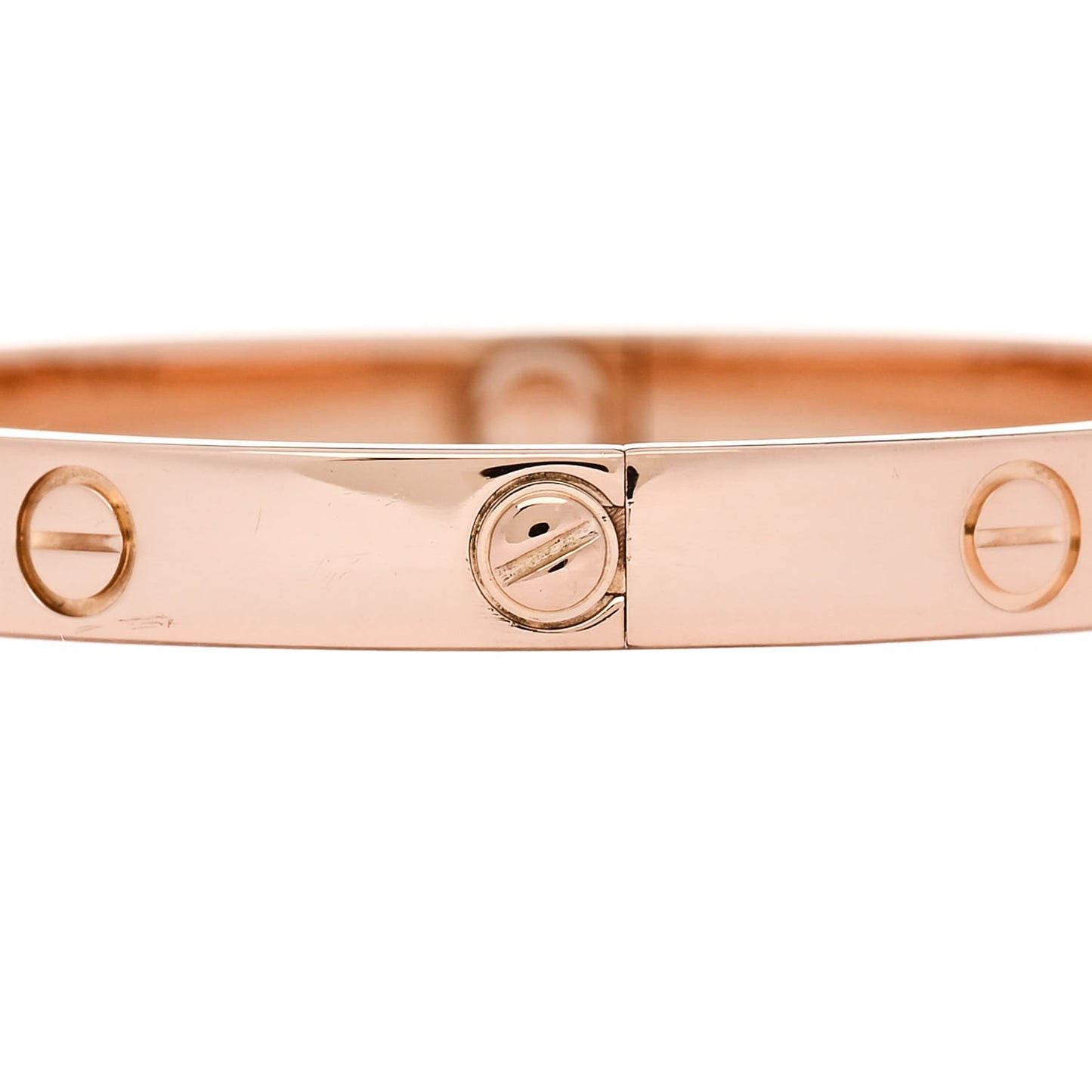 18K Pink Gold LOVE Bracelet 17