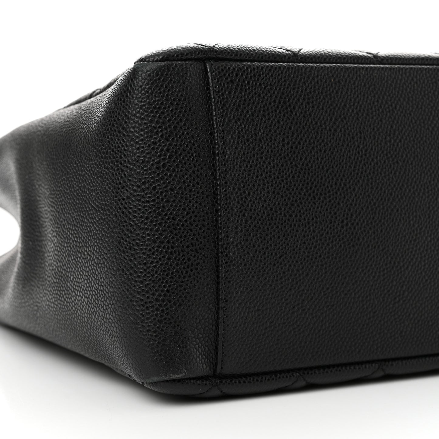 Caviar Quilted Grand Shopping Tote GST Black