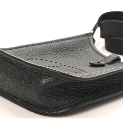 Hermes Taurillon Clemence Evelyne TPM Black 9 of 9