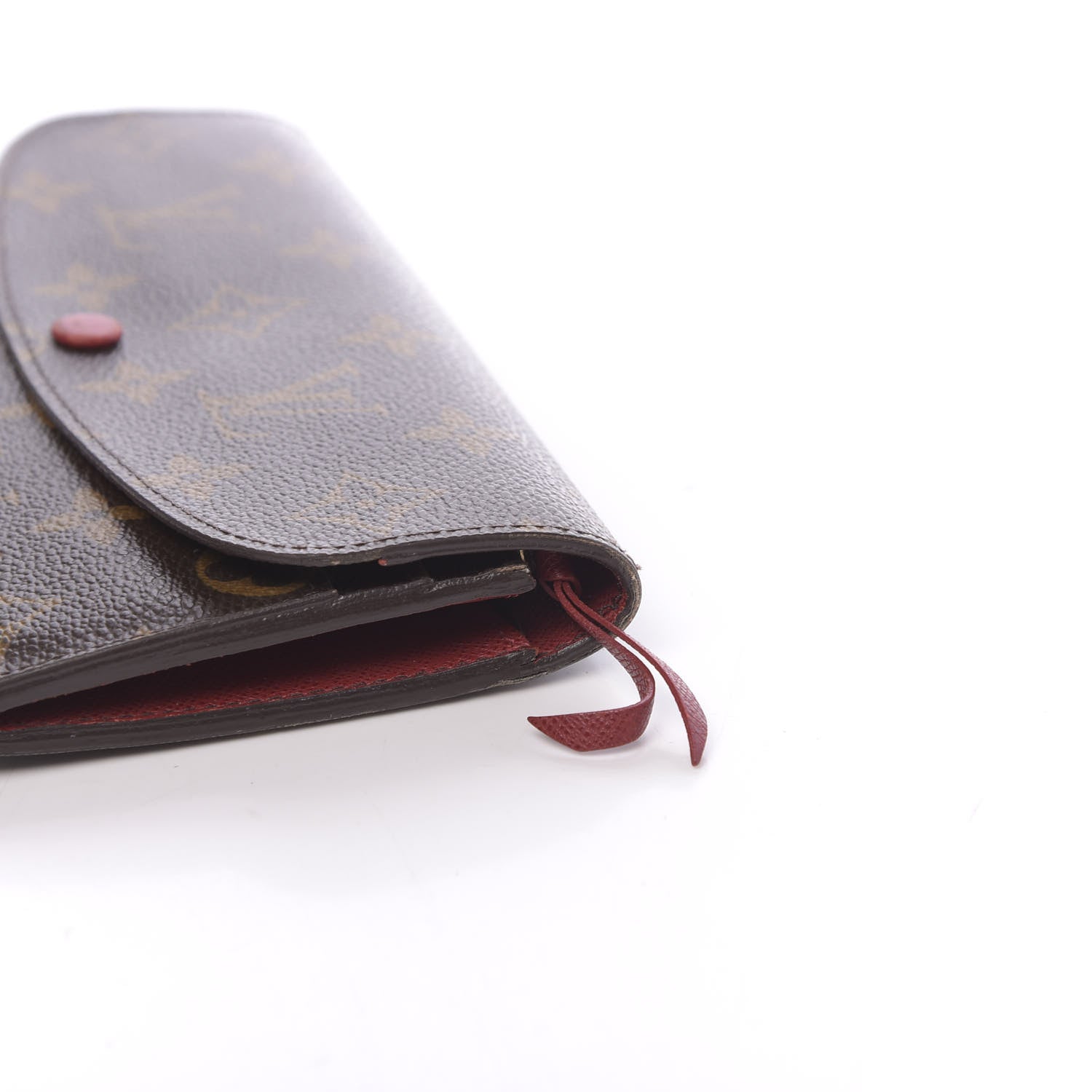 Louis Vuitton Monogram Emilie Wallet Red 11 of 12