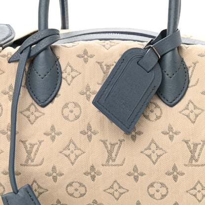 Louis Vuitton Monogram Denim Speedy Round Blue 8 of 12